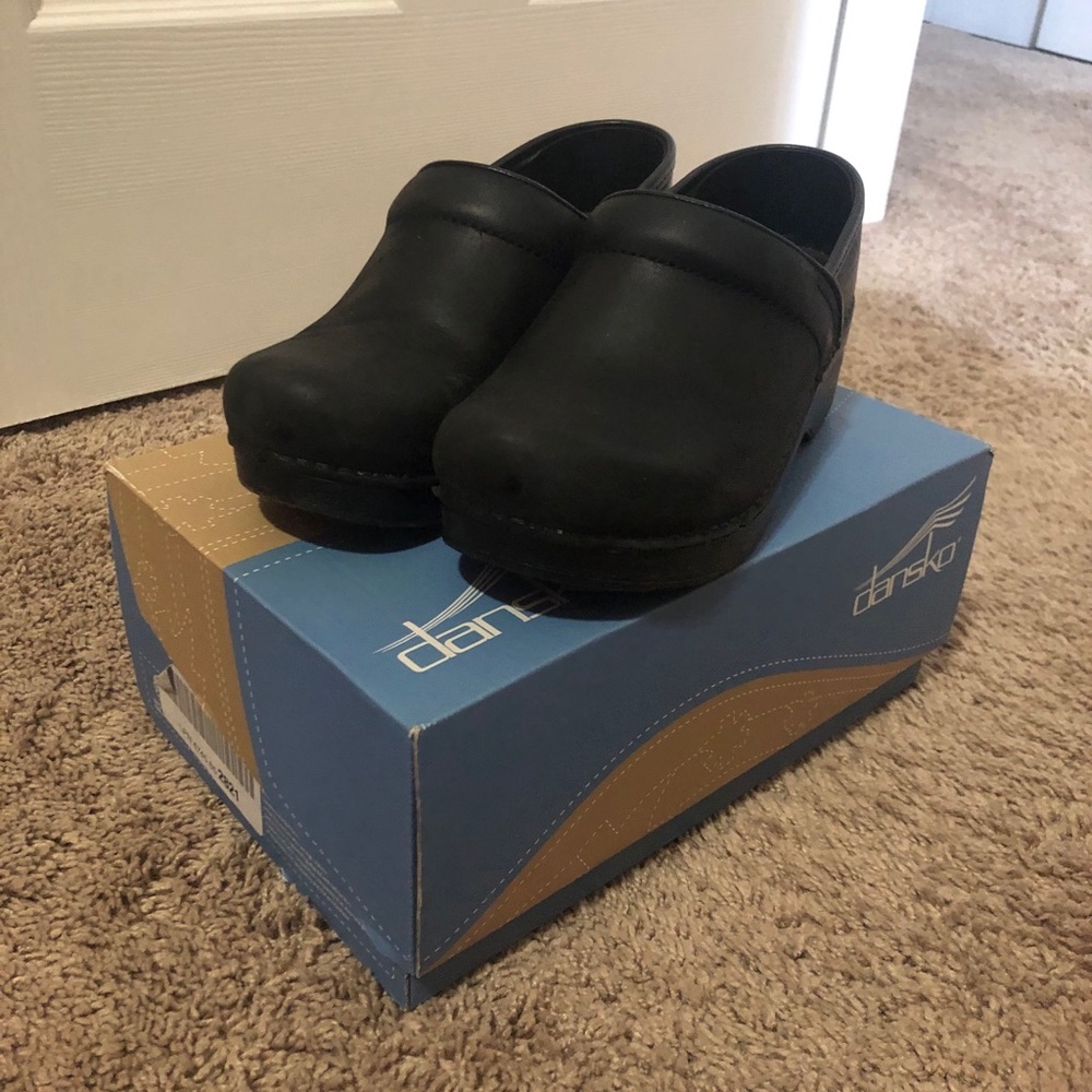 Dansko Black Clogs